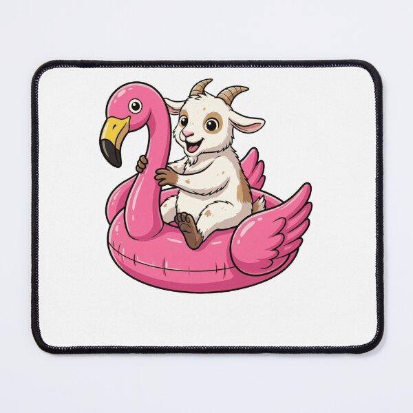 Item preview, Cute Baby Goat Flamingo Pool Float designed and sold by k3rstman1.