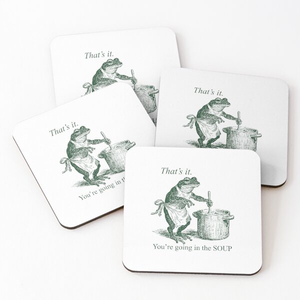 Item preview, Funny Frog That's It You're Going in the Soup designed and sold by anselmnacht.
