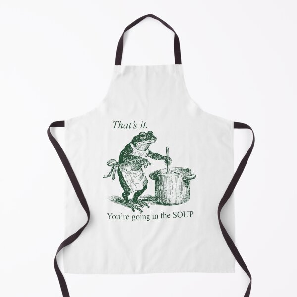Item preview, Funny Frog That's It You're Going in the Soup designed and sold by anselmnacht.