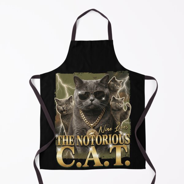 Item preview, Notorious CAT Gangsta Kitty 90s Rap Parody Funny Meme Cat designed and sold by Bongocomic.