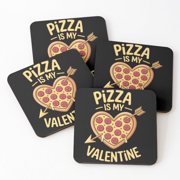 Item preview, Pizza Is My Valentine Valentines Day Heart Pepperoni Lover designed and sold by Moon-Ape.