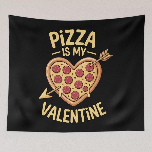 Item preview, Pizza Is My Valentine Valentines Day Heart Pepperoni Lover designed and sold by Moon-Ape.