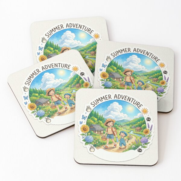 Item preview, Studio Ghibli Inspired Summer Adventure Sticker designed and sold by IconicDesignsXd.