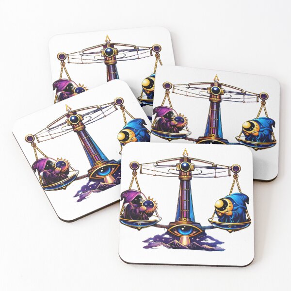 Item preview, Celestial Harmony Scales – Sun Moon Fantasy Spiritual Balance Art designed and sold by Aurora & Ink Artworks .