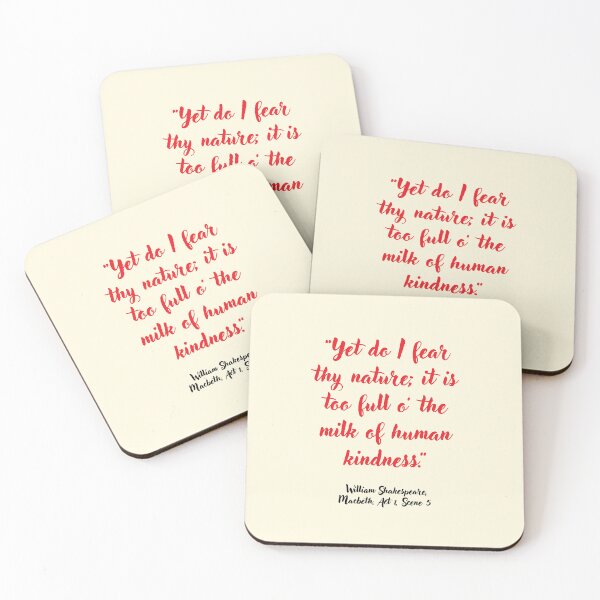 Item preview, Awesome Shakespeare Quote from Macbeth designed and sold by CharlottePlaceArt.