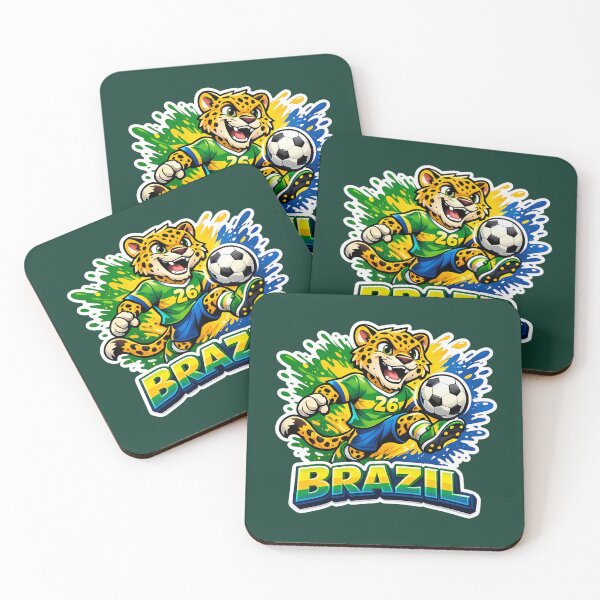 Item preview, Brazil 'Fuleco' National Football Team designed and sold by Ambroa Stuff.