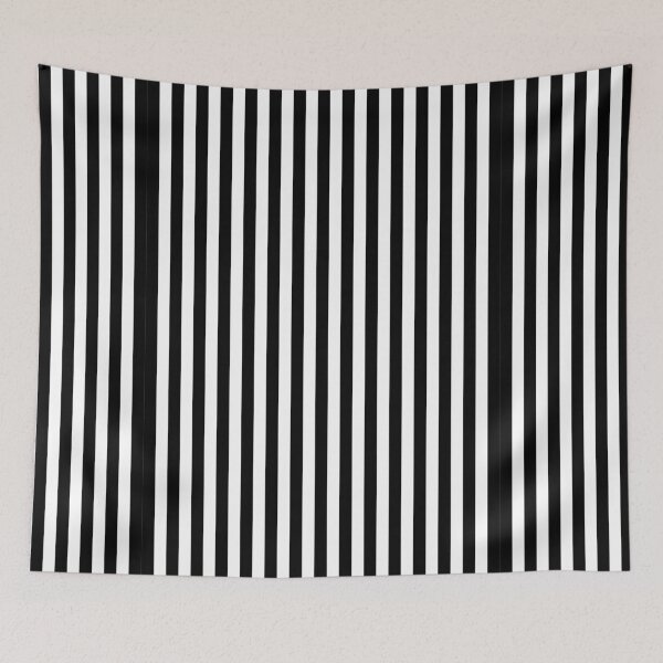 Item preview, Classic Black and White Vertical Stripes designed and sold by Zaya_art.