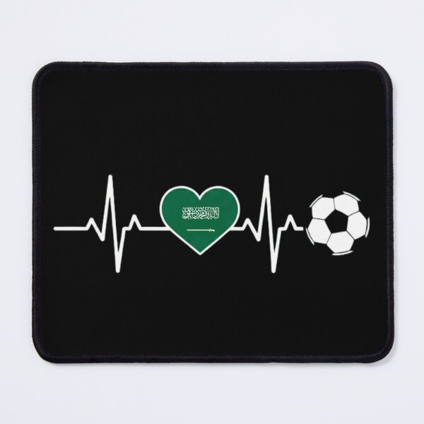 Item preview, Saudi Arabia Football Heartbeat designed and sold by dudelinart.