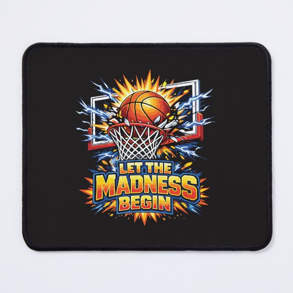 Item preview, Let The Madness Begin Basketball Funny Sports Fan Game Day Tournament Design designed and sold by kiralynstration.