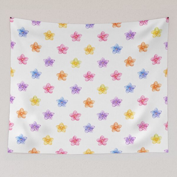 Item preview, A colorful floral pattern designed and sold by Ratatosk-AI.