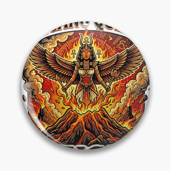 Item preview, 4k Mystic Isis, Volcano's Fiery Heart designed and sold by ABArtByAlexST.