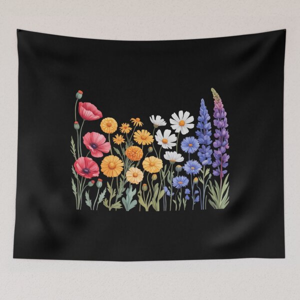 Item preview, Subtle Wildflowers LGBTQ Month Rainbow Florals Gay Pride designed and sold by Moon-Ape.