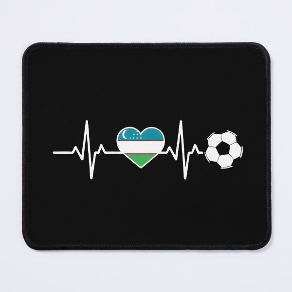 Item preview, Uzbekistan 2026 Football Heartbeat designed and sold by dudelinart.