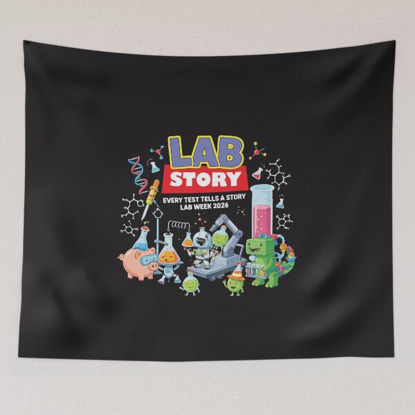Item preview, Every Test Tells a Story Lab Week 2026 Medical Lab Technician Appreciation Design designed and sold by kiralynstration.