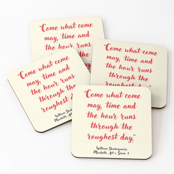 Item preview, Boss Shakespeare Quote from Macbeth designed and sold by CharlottePlaceArt.