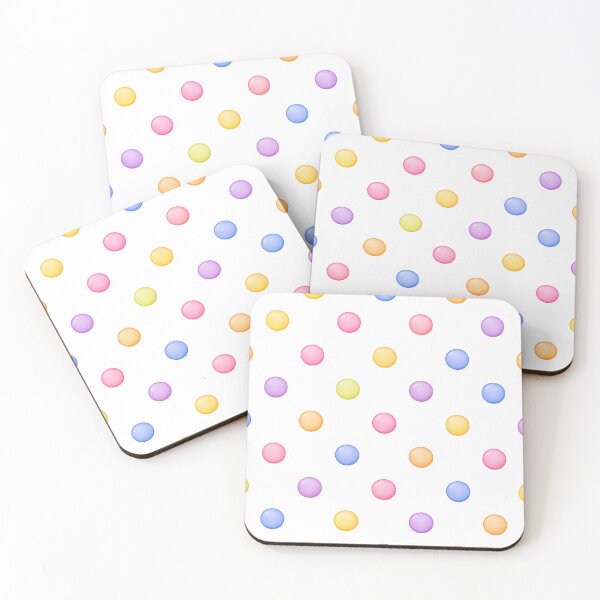 Item preview, A colorful polka dot pattern designed and sold by Ratatosk-AI.