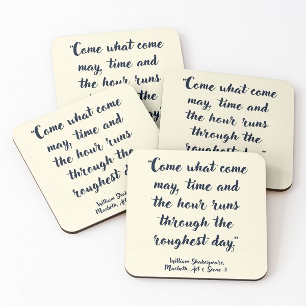 Item preview, Boss Shakespeare Quote from Macbeth designed and sold by CharlottePlaceArt.