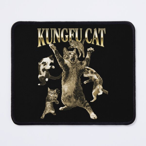 Item preview, Vintage Kung Fu Cat Retro 90s Streetwear Bootleg Style Funny designed and sold by Bongocomic.