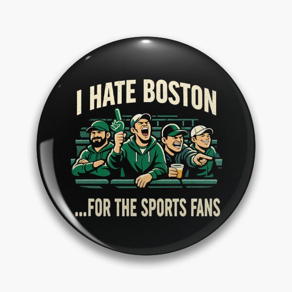 Item preview, I Hate Boston… For the Sports Fans – Funny Rivalry Stadium Crowd Shirt designed and sold by DiamondSkyShirt.