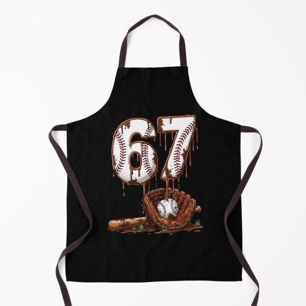 Item preview, 67 Drip Baseball Number Six Seven Mud Style designed and sold by miaa-artistshop.
