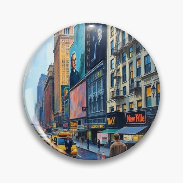 Item preview, New York city in the style of Renoir. designed and sold by oldMastersofart.