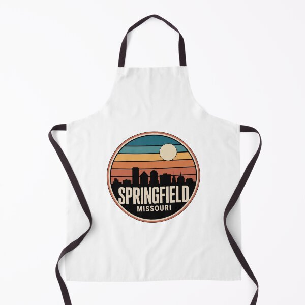 Item preview, Springfield Missouri: Blue Orange Sunset Skyline Badge designed and sold by CircinusStore.