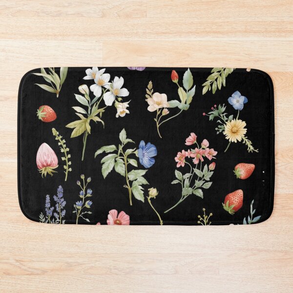 Item preview, Wildflowers and wild strawberries designed and sold by uunaa.