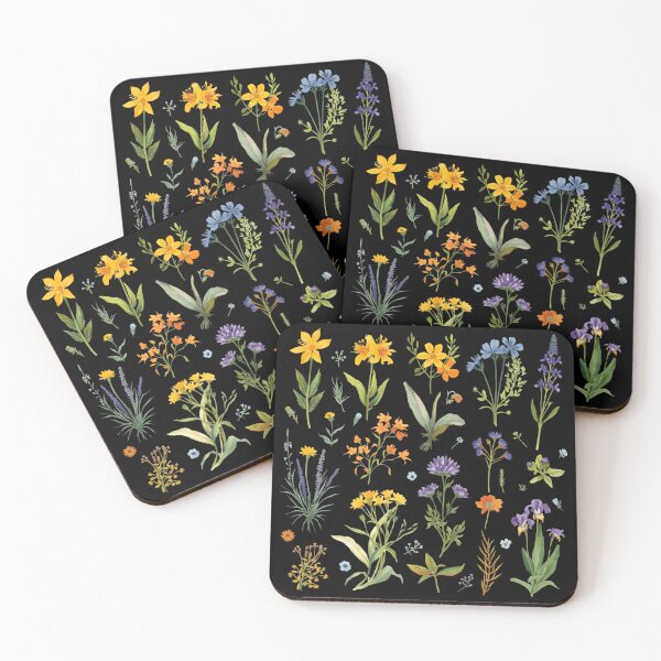 Item preview, Wildflowers watercolor painting designed and sold by uunaa.