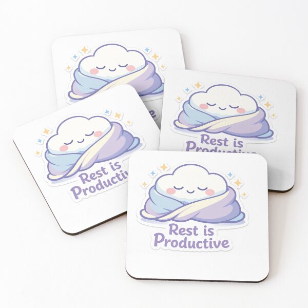 Item preview, Rest is productive cloud stickers  designed and sold by ZenGrowth4.