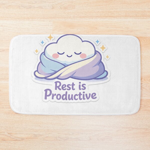 Item preview, Rest is productive cloud stickers  designed and sold by ZenGrowth4.