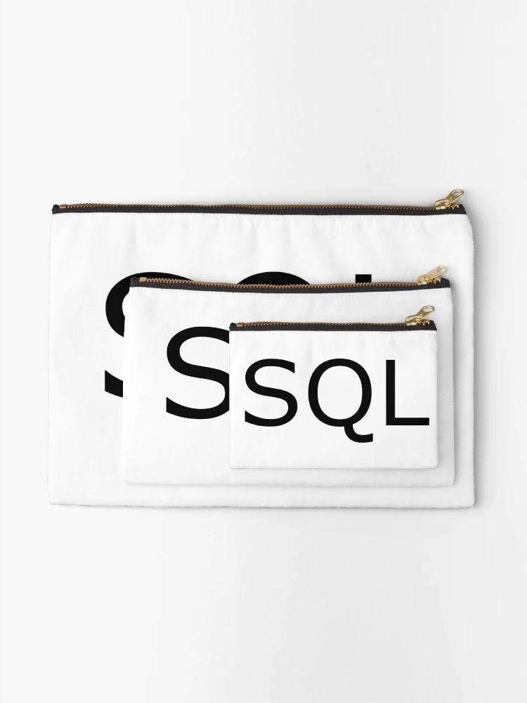 Thumbnail 2 of 4, Zipper Pouch, SQL- Computing Programming Programmer Design designed and sold by the-elements.