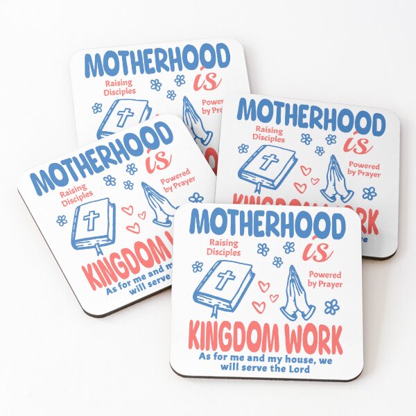 Item preview, Motherhood is Kingdom Work Bible Verse designed and sold by Achkalona.