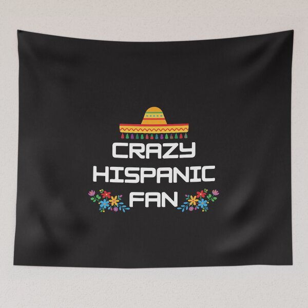 Item preview, Crazy Hispanic Fan Funny Soccer Football Fan Latino Pride Party Design designed and sold by kiralynstration.