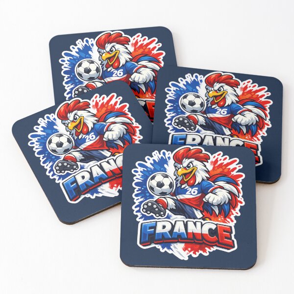 Item preview, France Football Rooster Mascot  designed and sold by Ambroa Stuff.
