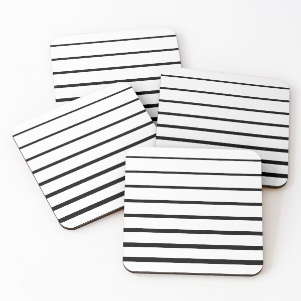 Item preview, Classic Black and White Horizontal Stripes designed and sold by Zaya_art.