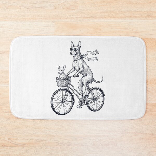 Item preview, Vintage Pharaoh Hound Riding Bike Bicycle Cycling Dog Lover designed and sold by DoodleTortle.