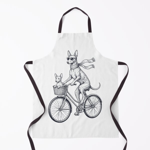 Item preview, Vintage Pharaoh Hound Riding Bike Bicycle Cycling Dog Lover designed and sold by DoodleTortle.