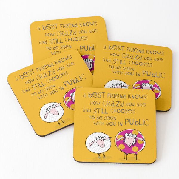 Item preview, Colourful Cute Sheep | Friendship Quotes | Funny Farm Animals designed and sold by Deas Creations.