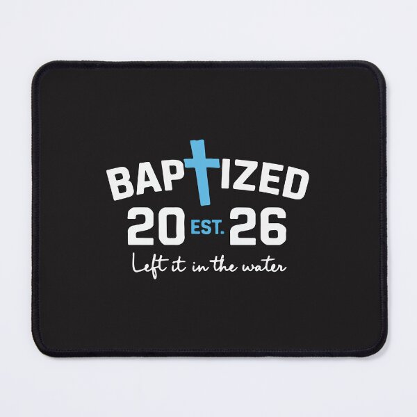Item preview, Left It In The Water Baptism 2026 Christian Faith Jesus Testimony Design designed and sold by kiralynstration.