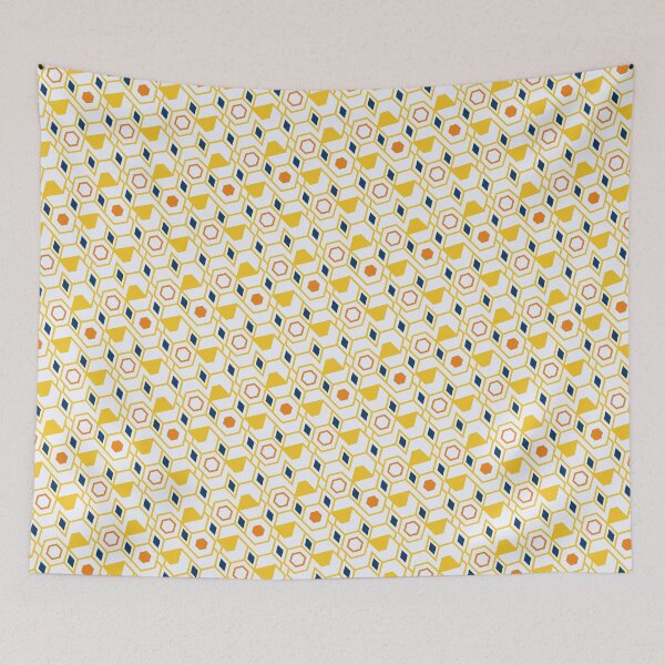 Item preview, Sleek Hexagon Tesselation - Geometric Abstract Pattern - Graduation Gifts designed and sold by RoyalStarsPatts.