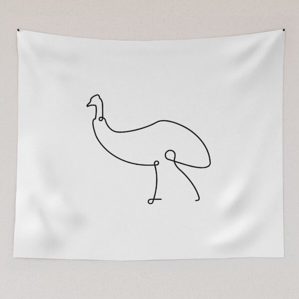 Item preview, Emu Line Design Tshirt & Gift designed and sold by Legendemax.