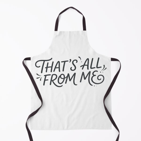 Item preview, "That's All From Me" Hand-Lettered Typography Graphic designed and sold by RS-Globalist-.