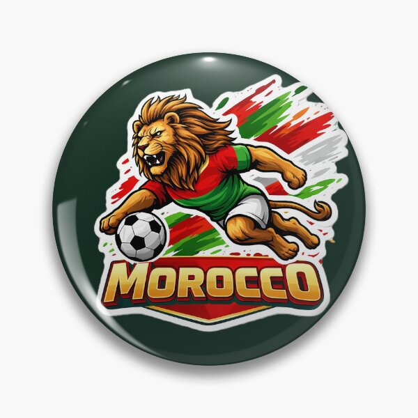 Item preview, Morocco Soccer Lions of Atlas  designed and sold by Ambroa Stuff.