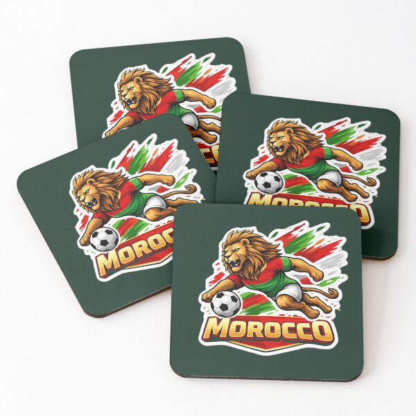 Item preview, Morocco Soccer Lions of Atlas  designed and sold by Ambroa Stuff.
