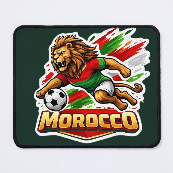 Item preview, Morocco Soccer Lions of Atlas  designed and sold by Ambroa Stuff.