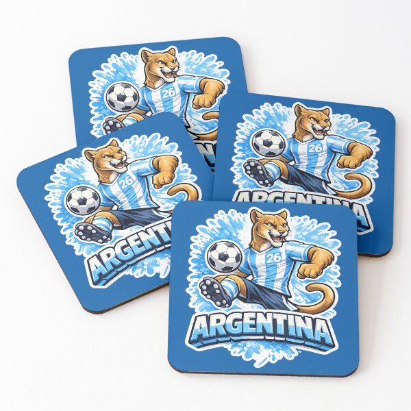 Item preview, Argentina Soccer Mascot - Albiceleste Edition designed and sold by Ambroa Stuff.