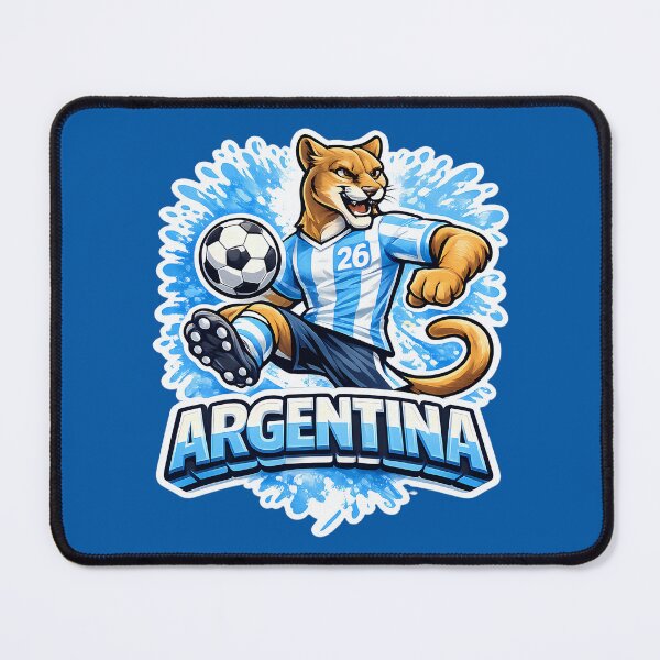 Item preview, Argentina Soccer Mascot - Albiceleste Edition designed and sold by Ambroa Stuff.