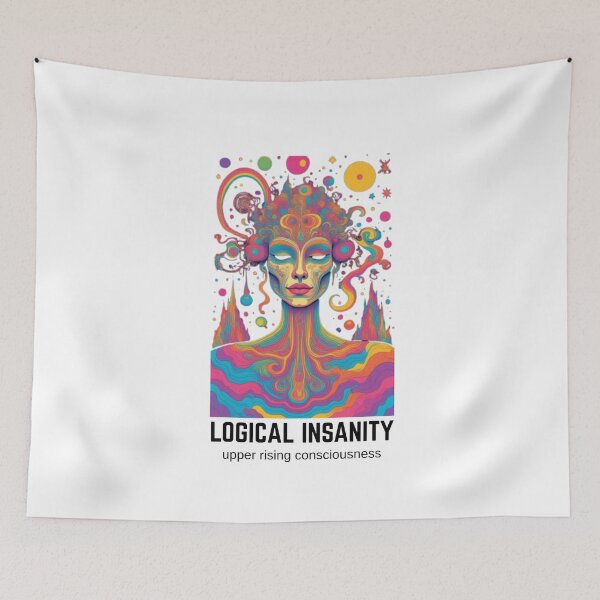 Item preview, Logical Insanity & Upper Rising Consciousness designed and sold by Slum-Alley.