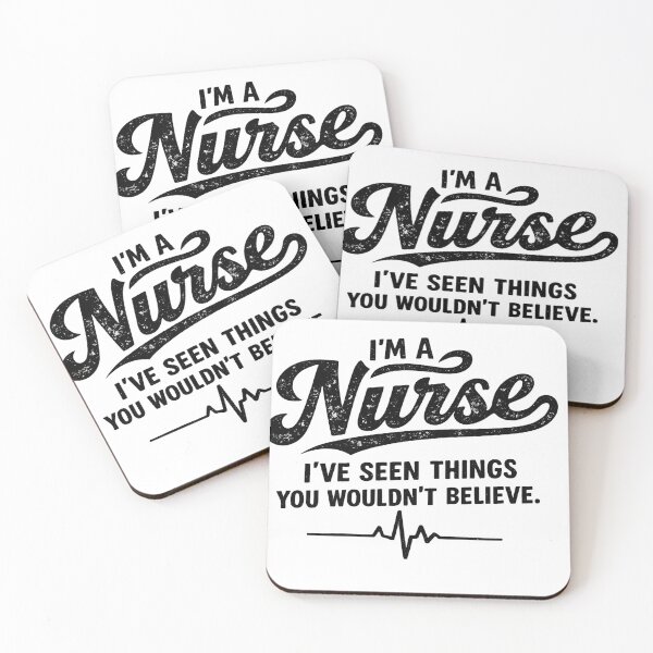 Item preview, Retro Distressed Nurse Shirt - "I've Seen Things You Wouldn't Believe" - Minimalist EKG Design Apparel designed and sold by Art-Selling.