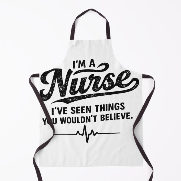 Item preview, Retro Distressed Nurse Shirt - "I've Seen Things You Wouldn't Believe" - Minimalist EKG Design Apparel designed and sold by Art-Selling.